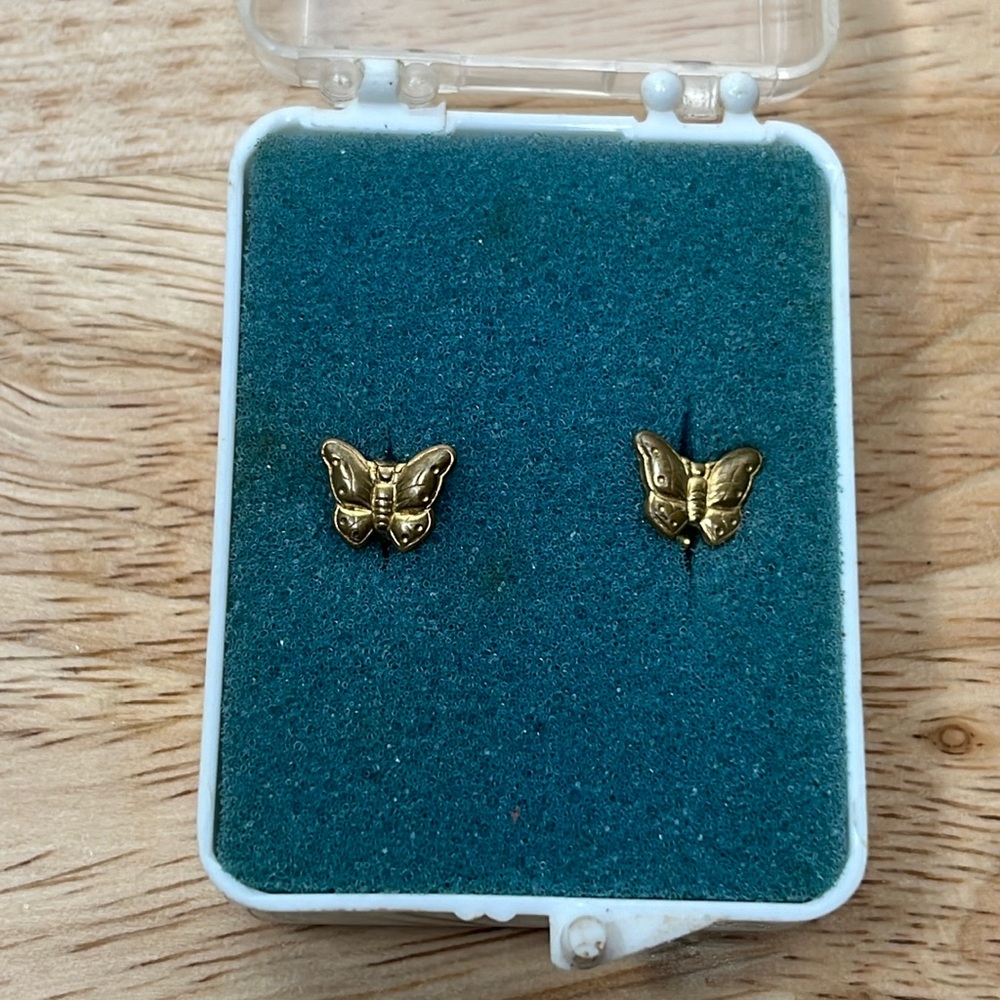 Vintage butterfly earrings